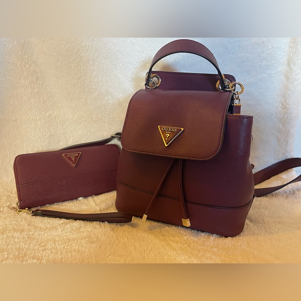 Guess Cordelia Convertible Backpack & Guess Cordelia Zip Around Wallet